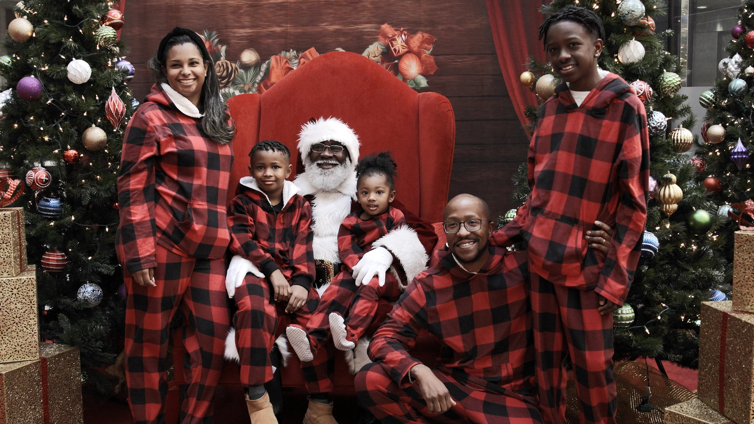 American Santa documentary family still