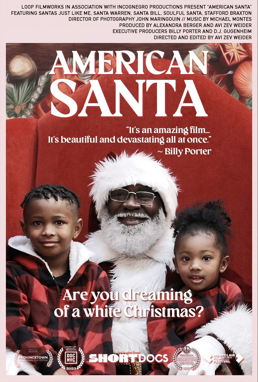 American Santa poster art